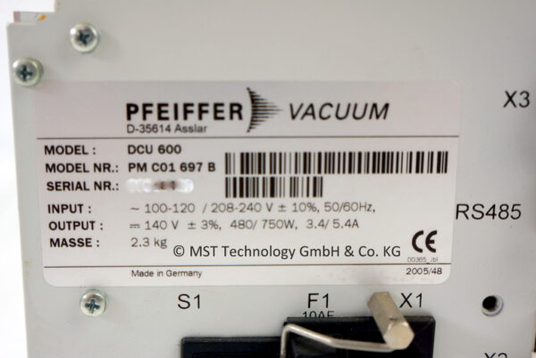 Oerlikon Leybold Turbovac T1600 with PROFIBUS 800040V2444 turbomolecular pump used completely overhauled (Kopie) (Kopie) (Kopie) (Kopie) (Kopie) (Kopie) (Kopie) - Image 5