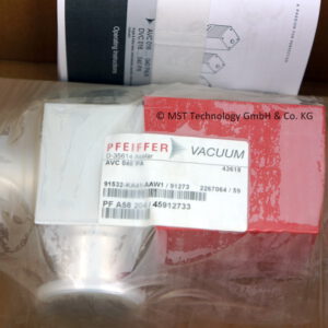 Pfeiffer Vacuum DN40 Eckventil AVC 040 PA (24 V DC) new old stock