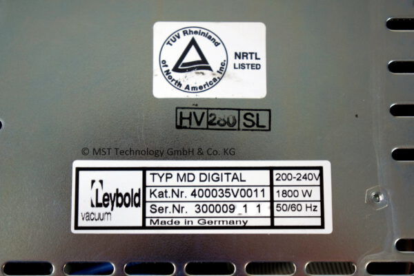 Maintenance of Leybold Turbovac 1600 / T1600 T1601 TW1600 turbomolecular pump (Kopie) (Kopie) - Image 7