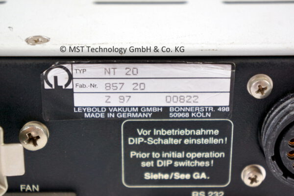 Oerlikon Leybold Turbovac T1600 with PROFIBUS 800040V2444 turbomolecular pump used completely overhauled (Kopie) (Kopie) (Kopie) (Kopie) (Kopie) - Image 5