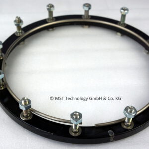 Überwurfflansch mit Sprengring DN 250 ISO-F Flansch (Stahl lackiert)